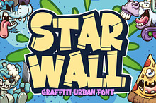 Starwall - Graffiti Urban Font