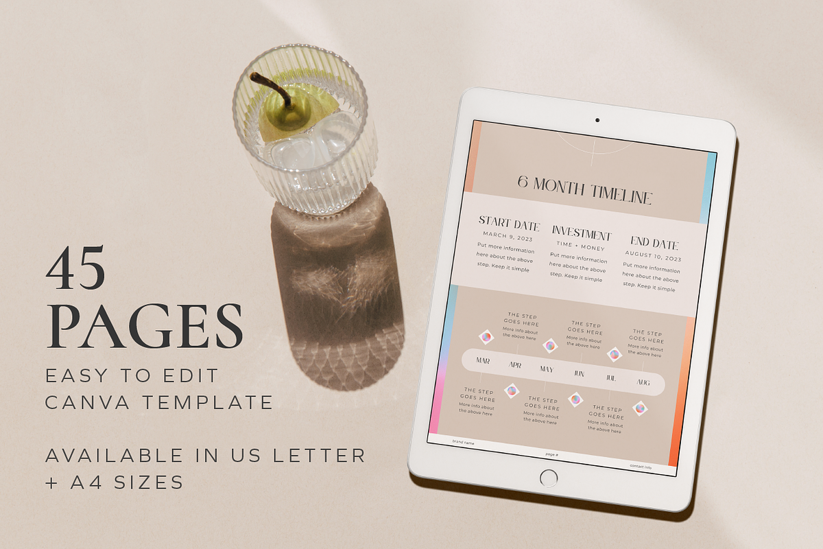 Welcome Packet & Service Guide, a Design Template by Studio Soluna (Photo 2 of 13)