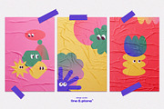 Shape Set - Cute Emotion, an Object Graphic by line & plane (Thumbnail 9 of 10)