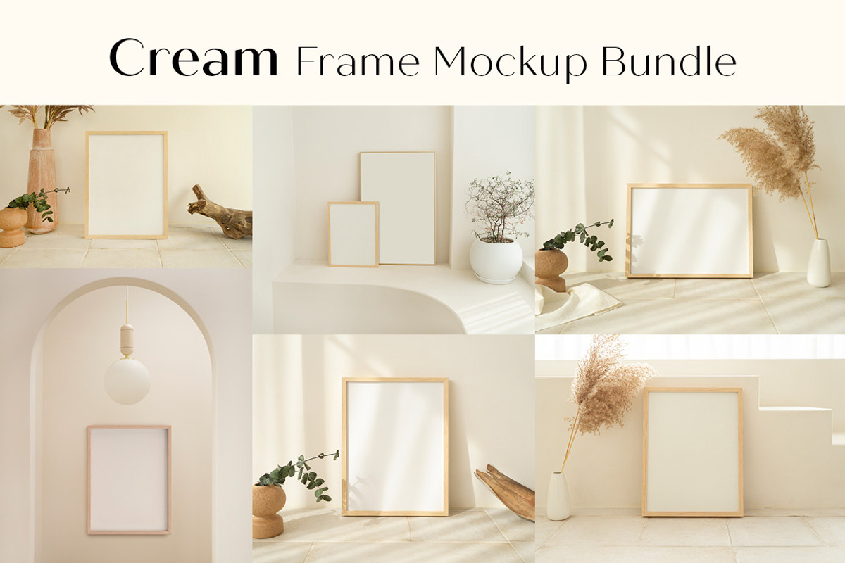 Frame Mockup Bundle, a Print Template by LOPEstudio (Photo 1 of 11)