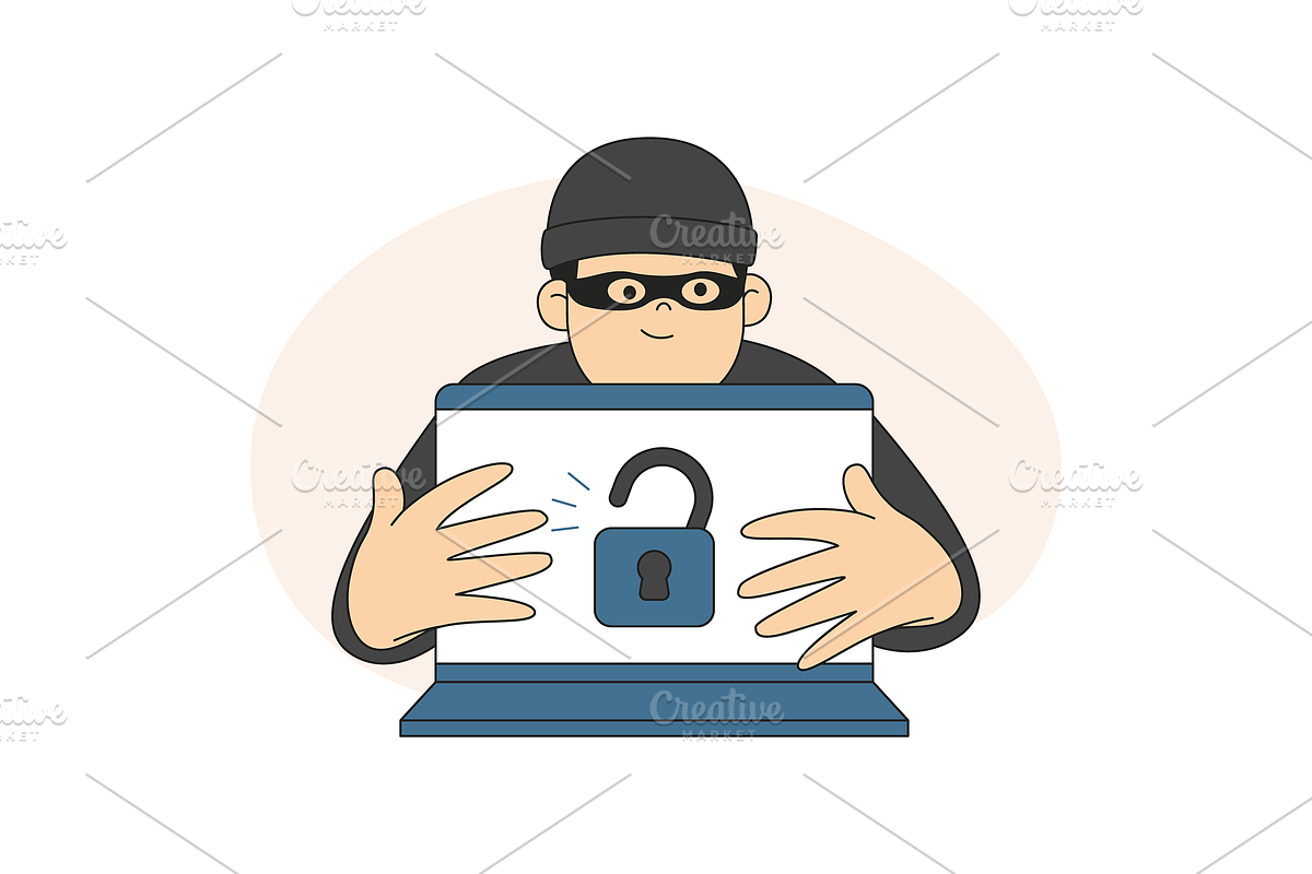 Cyber Crime Illustration, an Object Graphic by Jump Studio (Photo 6 of 12)