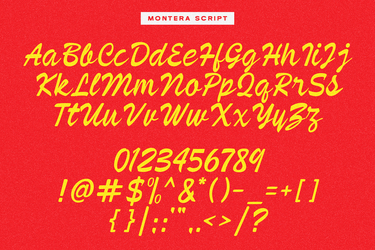 Montera - Retro Bold Sans & Script, a Font by Hasbi Creative (Photo 12 of 13)