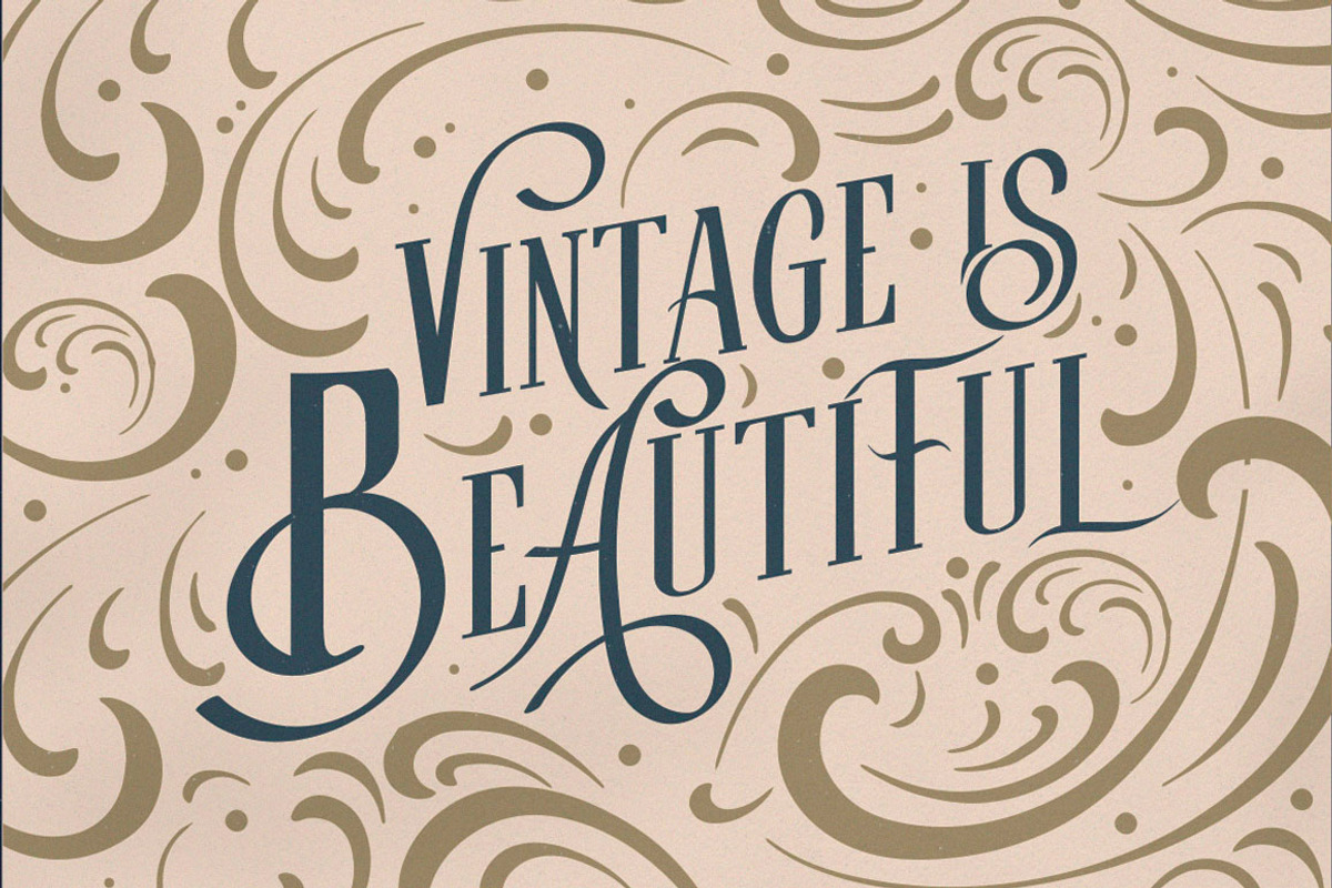 Vintage Font Bundle Super Sale, a Sans Serif Font by Anxiety Studio (Photo 22 of 40)