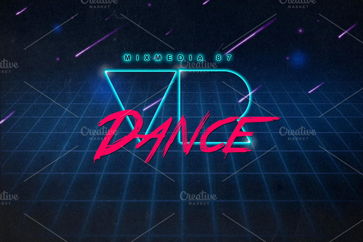 Retro Text Effects, a Layer Style Add-On by mixmedia87 (Photo 4 of 8)