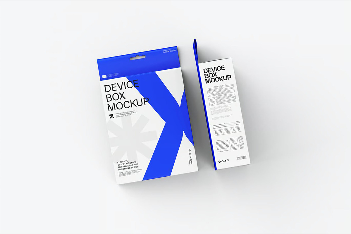 Flat Hanging PSD Box Mockup, a Packaging Mockup by zphotographystudio (Photo 4 of 5)