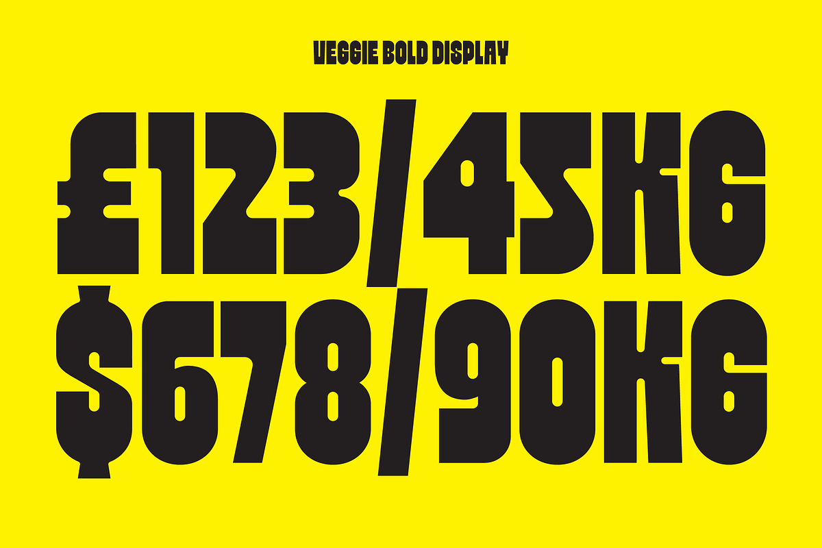 Veggie - Bold Font, a Sans Serif Font by limitype (Photo 8 of 13)