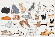 Cat Lover - Vector collection, an Animal Illustration by Alina Sh (Thumbnail 2 of 10)