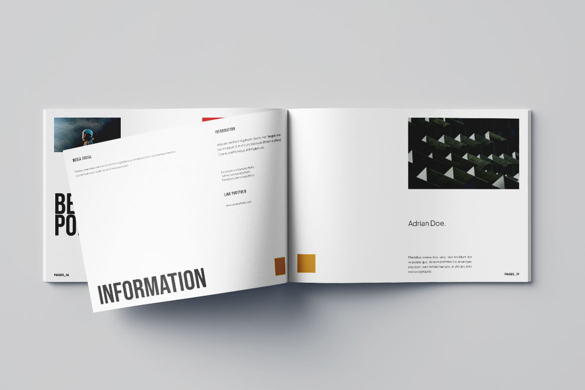 Graphic Design Portfolio Vol.5, a Brochure Template by Bewalrus Studio (Photo 9 of 11)
