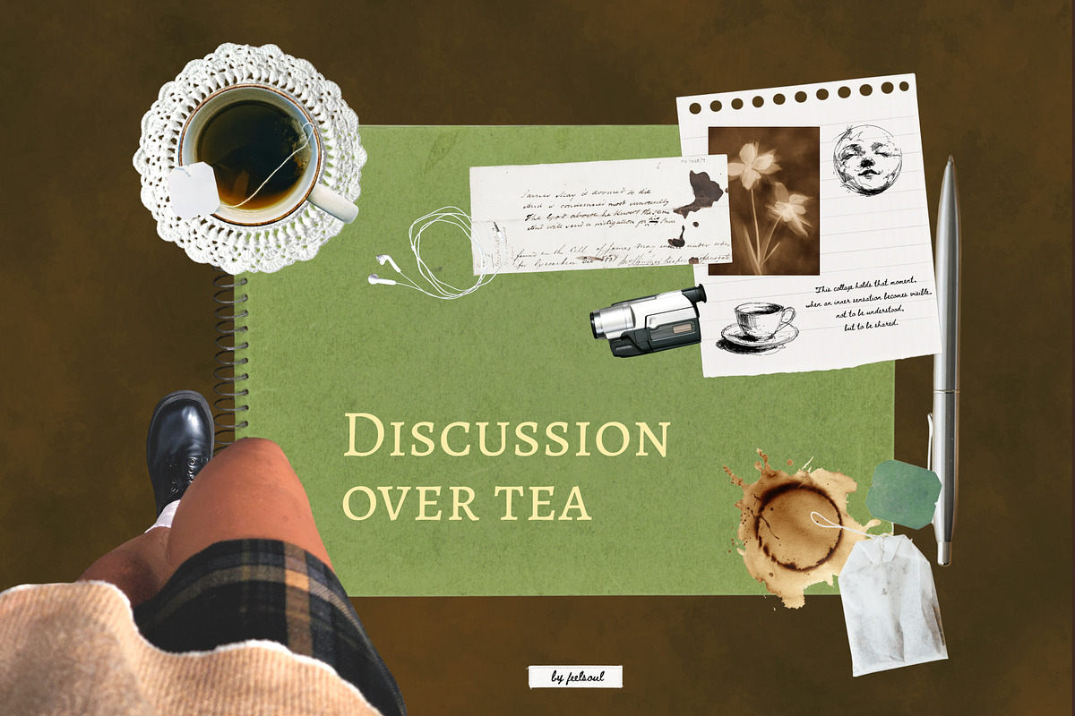 250 Private Discourse Collage Pack, an Object Graphic by Feelsoul (Photo 6 of 10)