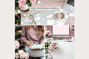 Systeme.io Blush Branding Blog, a Landing Page Template by Hayley's Digital Hub (Thumbnail 6 of 10)