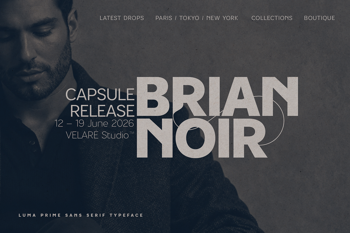 LUMA Prime – Modern Typeface