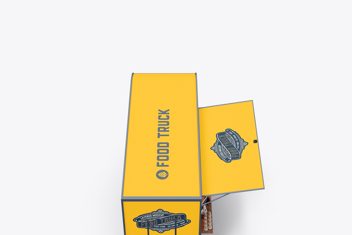 Food Trailer Mockup, a Product Mockup by OneVectorStock (Photo 6 of 16)