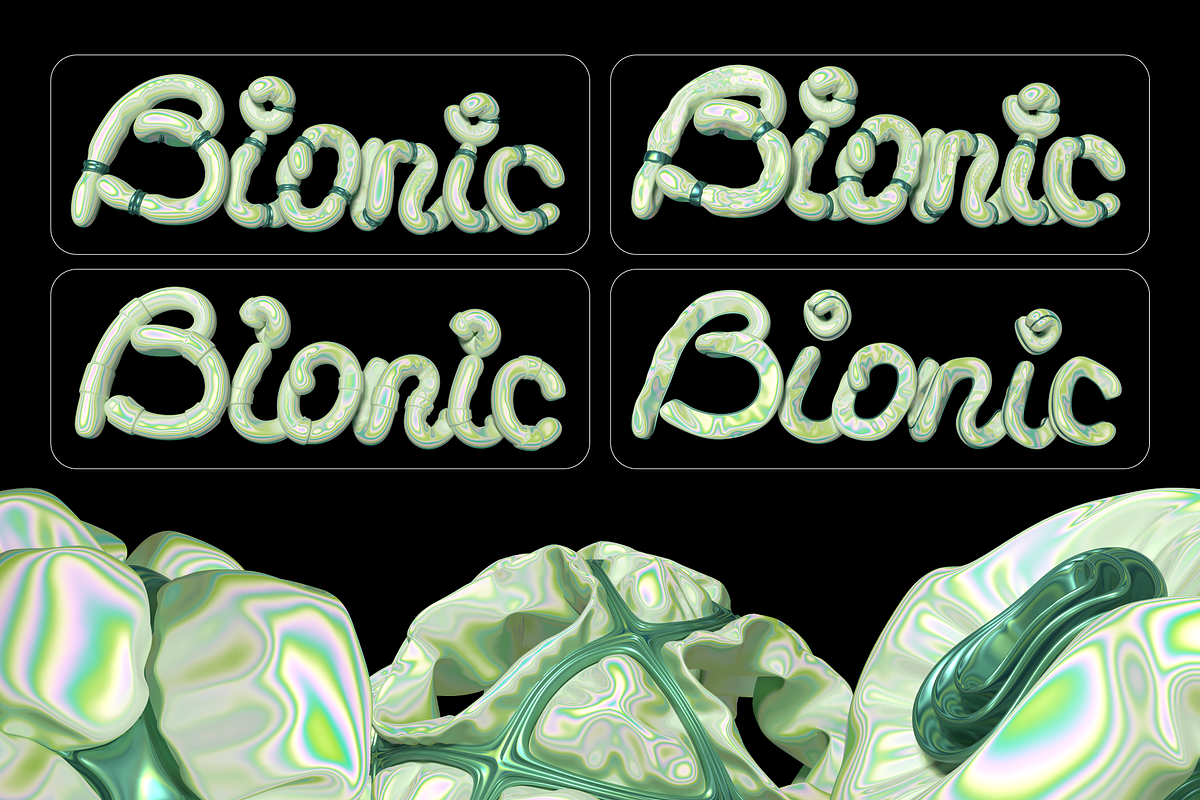 Bionic 3d shapes, an Object Graphic by Fox's Monday (Photo 11 of 12)