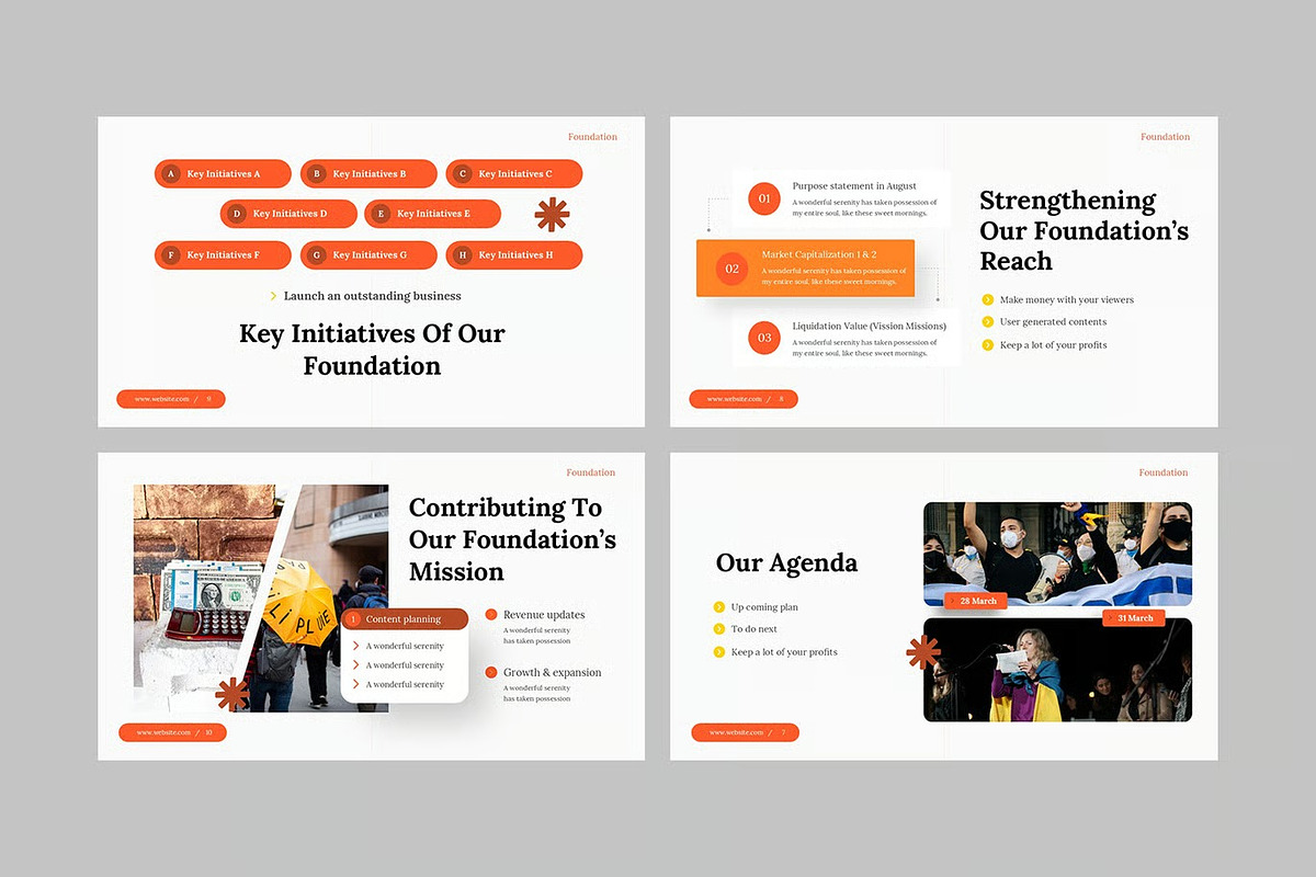 Foundation Pitching GSlides, PPoint, a Presentation Template by Fit-tee (Photo 4 of 4)