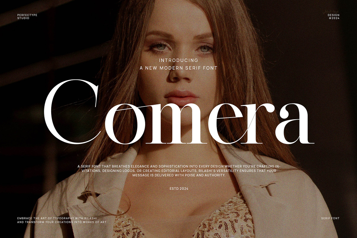 Comera Modern Serif Font, a Serif Font by Perfectype (Photo 1 of 8)
