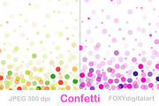 Confetti digital paper wedding, a Texture Graphic by FOXYdigitalart (Thumbnail 2 of 3)