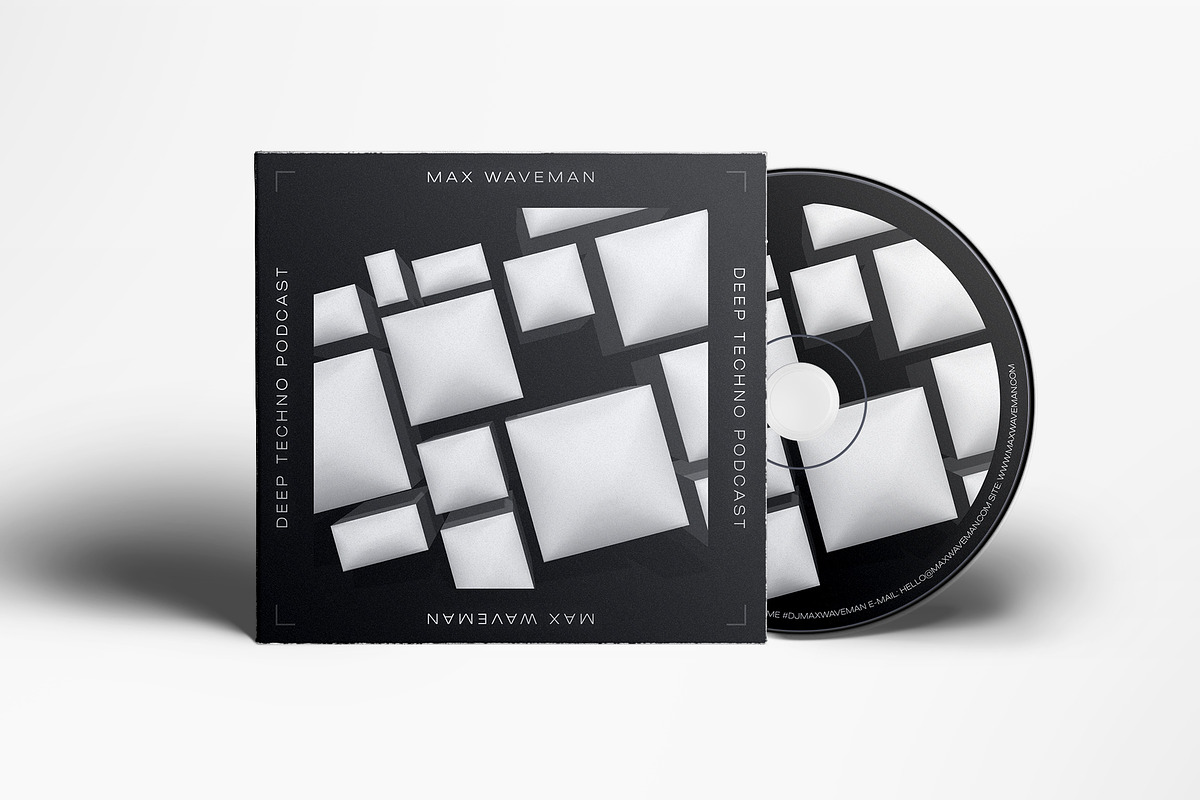 DJ Mix Cover Art Templates #03, a Print Template by vinyljunkie (Photo 9 of 14)