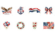 Memorial Day Patriotic Clipart PNG, an Object Illustration by VetalStock (Thumbnail 3 of 3)