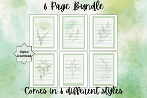 Botanical Stationery Bundle