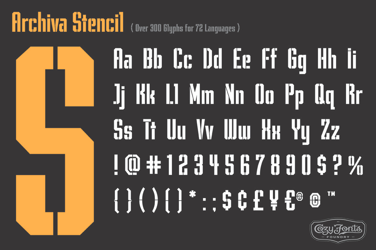 Archiva Stencil preview 2