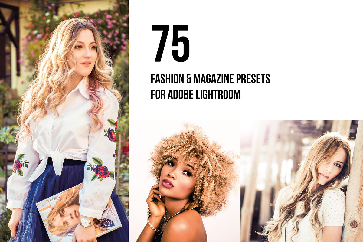 75 Fashion Lightroom Presets, an Action Add-On by Lensgrade.com (Photo 4 of 18)