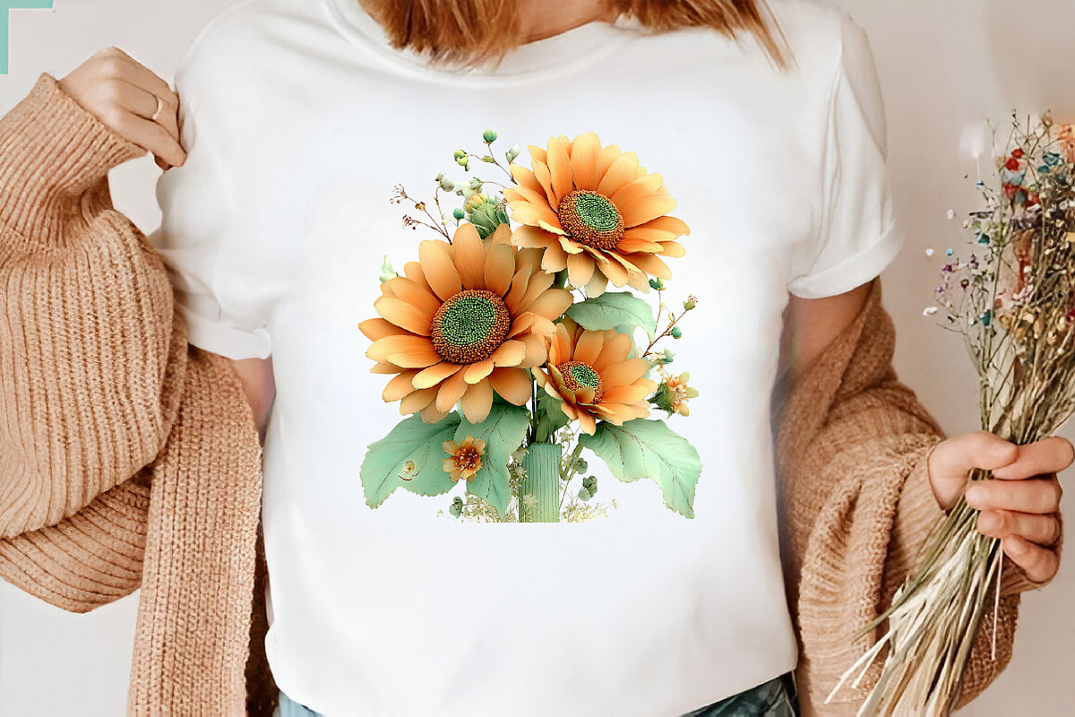 Spring Flower Sublimation Clipart, an Illustration by CreationArt (Photo 2 of 7)