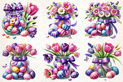 Watercolor Easter Jar Sublimation Cl, an Illustration by Rose Art (Thumbnail 2 of 3)