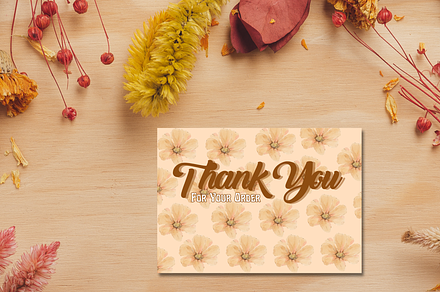 Online Small Business Thank You Card, a Business Card Template by Kyuubu Arts