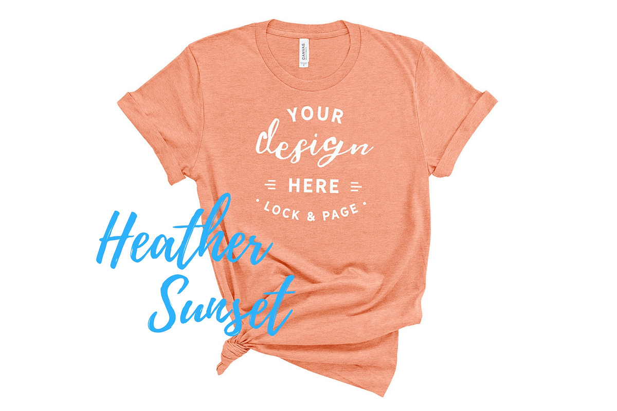 Bella Canvas TShirt Mockups On White, a Shirt Mockup by lock and page (Photo 68 of 92)