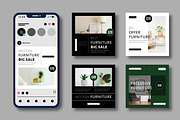 Modern Furniture Sale Social Media, a Social Media Template by MightyDesign (Thumbnail 1 of 8)