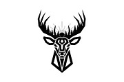Artistic Geometric Deer Head Bundle, an Illustration by yasushie (Thumbnail 3 of 31)