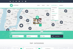 Listing - Directory PSD Template