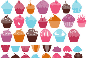 Cupcakes Photoshop Brushes