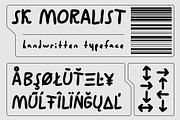 SK Moralist — Handwritten Font, a Font by Shriftovik Type Foundry (Thumbnail 2 of 8)
