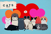 Cats 2019, an Animal Illustration by Alena (Thumbnail 1 of 6)