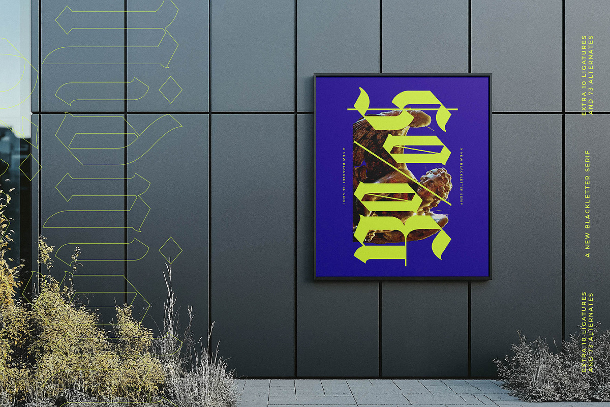 Midnights Kings Blackletter Serif, a Blackletter Font by timelesstype.co (Photo 5 of 20)