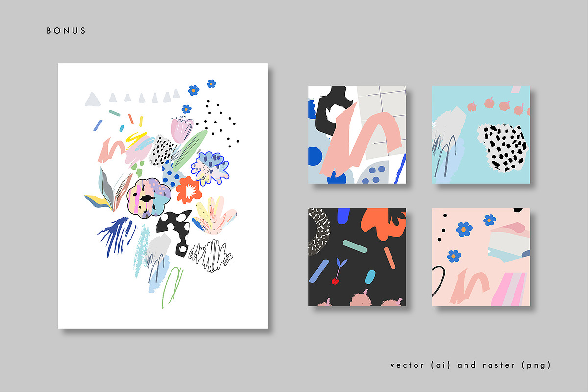Abstract Summer, a Decorative Illustration by Lera Efremova (Photo 5 of 5)