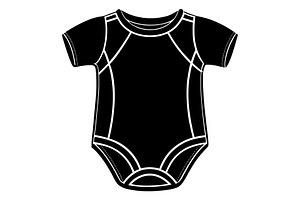Baby bodysuit, an Illustration by Mark1987