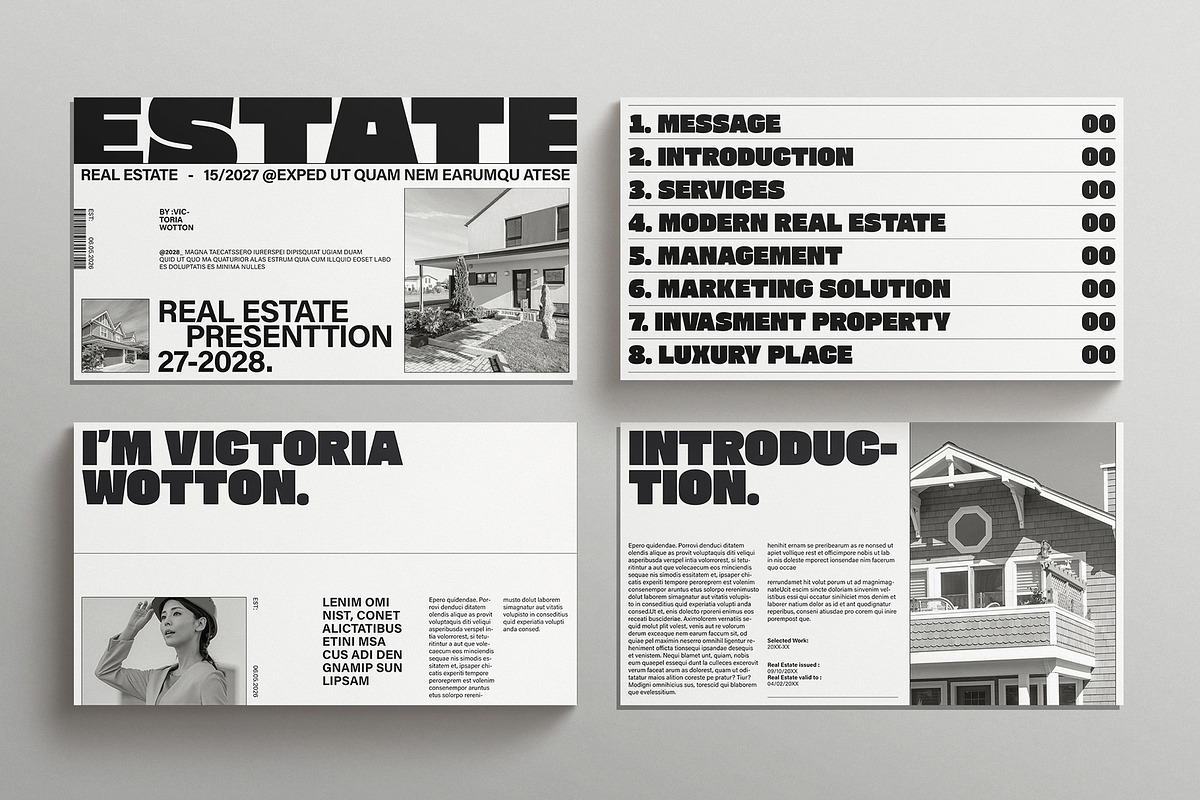Real Estate Presentation Template, a Presentation Template by E-Type (Photo 2 of 5)