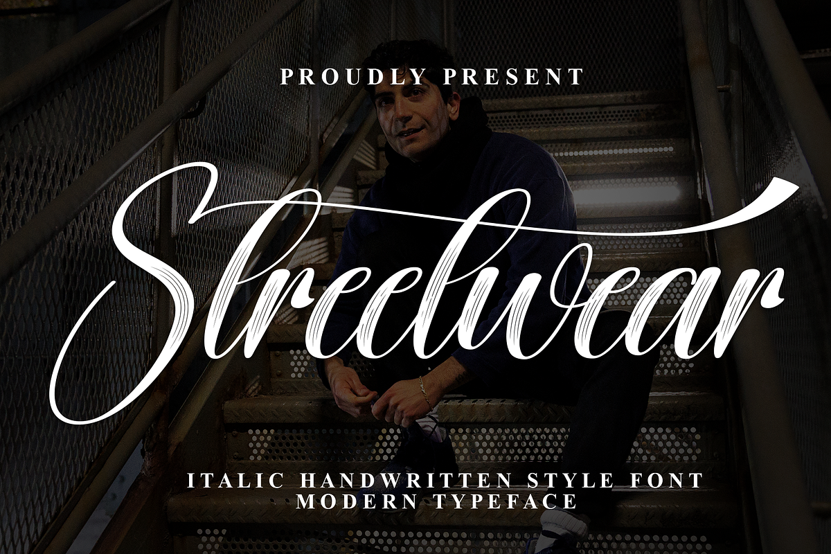 Streetwear | Script Font, a Handwritten Font by Scratchones (Photo 1 of 9)