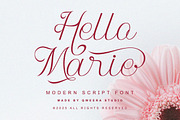 Hello Marie - Modern Calligraphy, a Script Font by Qweera Studio (Thumbnail 1 of 12)