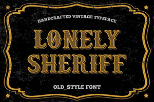 Old Style Font - Vintage Typeface