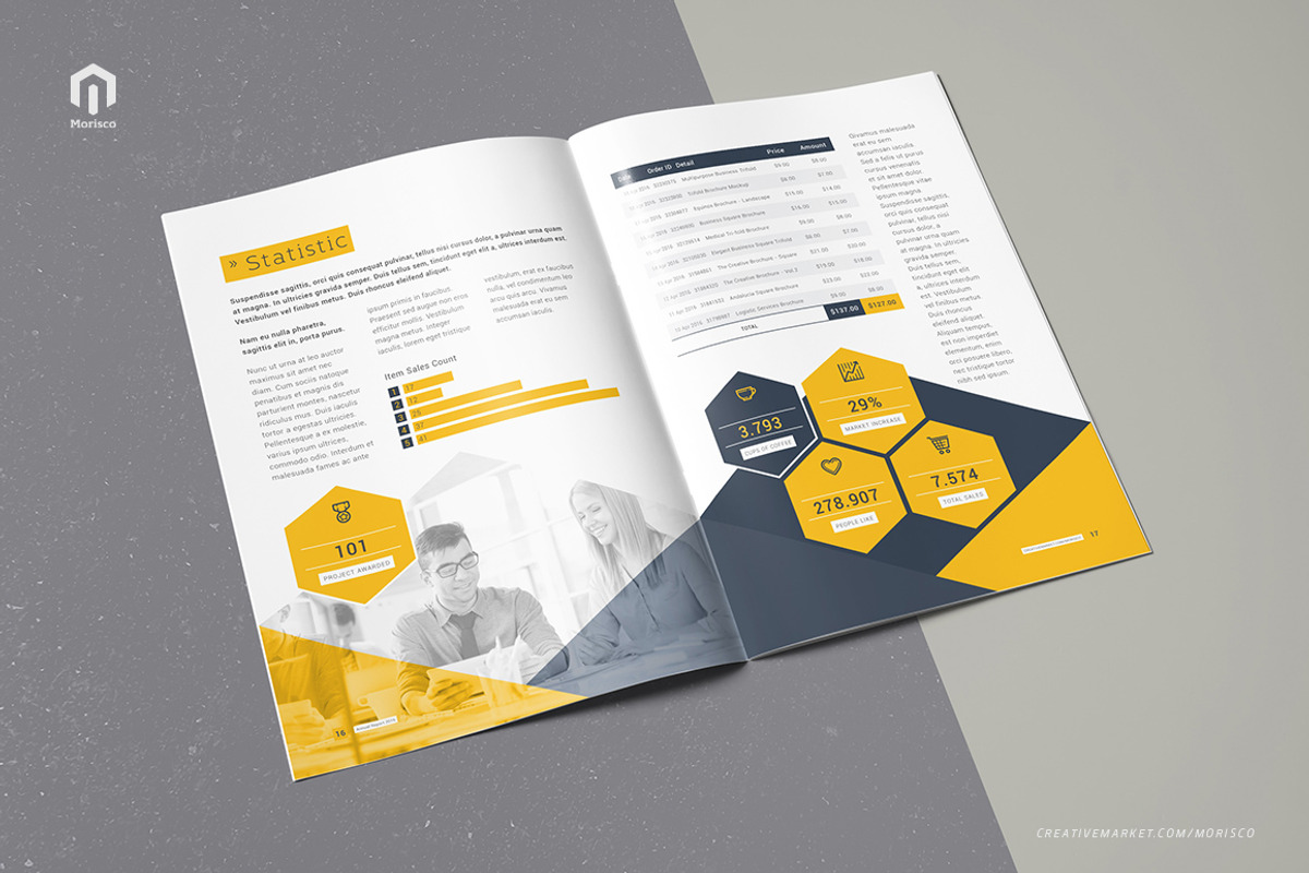 Annual Report 2016, a Brochure Template by Morisco (Photo 10 of 14)