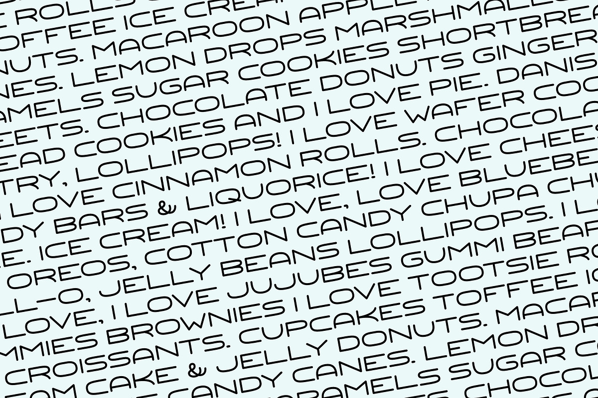 Wide Load Font, a Sans Serif Font by Miss Tiina (Photo 4 of 5)