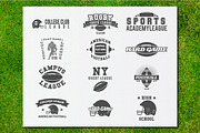 American Football Logo Badges Bundle, a Branding & Logo Template by JeksonGraphics (Thumbnail 5 of 12)