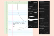 School Notes Procreate Brush Pack, a Brush Add-On by Sometimes Crafter Studio (Thumbnail 4 of 4)