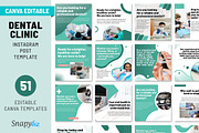 Dentist Instagram Template, a Templates & Theme by Snapybiz (Thumbnail 1 of 10)