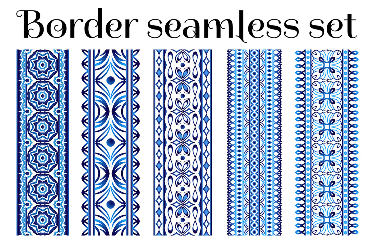 Border ornament decorative seamless, an Object Graphic by jelisua88 (Photo 1 of 6)