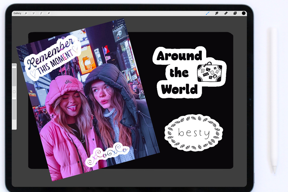 Procreate Brushes Quotes/Stickers, a Brush Add-On by Li Zamperini (Photo 4 of 4)
