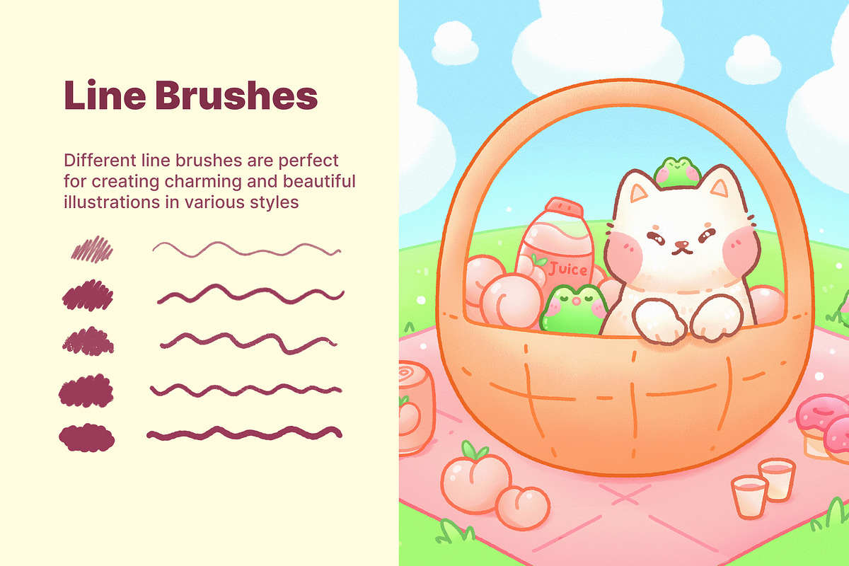 Anime Style Brushes for Procreate, a Brushes & More by InkPrintsTattoo (Photo 6 of 8)